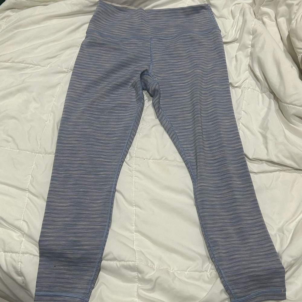 Women’s Athletica Purple Striped Leggings